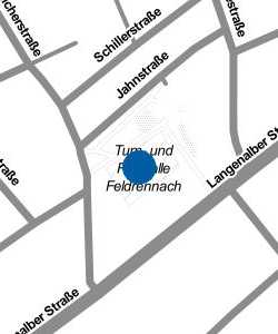 Vorschau: Karte von Turn- und Festhalle Feldrennach