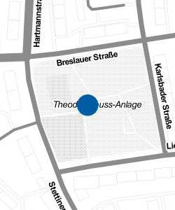 Vorschau: Karte von Theodor-Heuss-Anlage