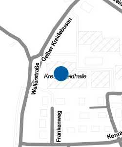 Vorschau: Karte von Kreuzerfeldhalle