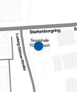 Vorschau: Karte von Tennishalle TCO Lorsch