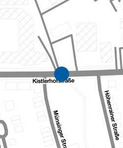 Vorschau: Karte von Kistlerhofstraße (Hotel Holiday Inn)