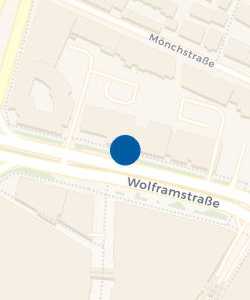 Vorschau: Karte von Polizeirevier 2 Wolframstraße
