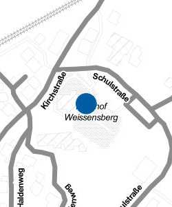 Vorschau: Karte von Friedhof Weissensberg