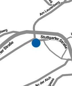 Vorschau: Karte von Volksbank Mittlerer Neckar eG, Filiale Nürtingen-Oberensingen (SB-Stelle)