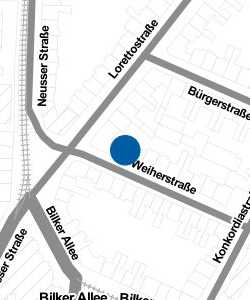 Vorschau: Karte von Sport Lounge 40219 Düsseldorf