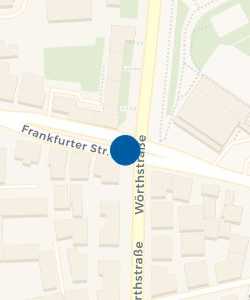 Vorschau: Karte von Wörthstraße, Würzburg
