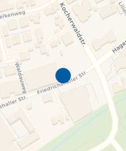 Vorschau: Karte von Ärztezentrum Friedrichshaller Straße