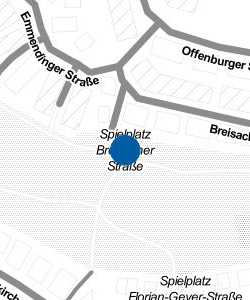 Vorschau: Karte von Spielplatz Breisacher Straße