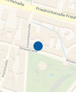 Vorschau: Karte von Kontaktladen der Drogenhilfe Freiburg