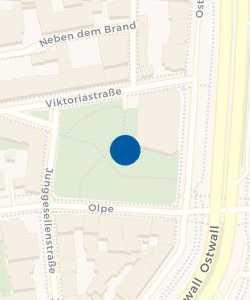 Vorschau: Karte von Grünanlage "Ostwall"