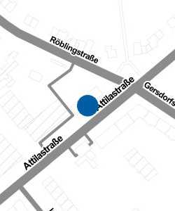 Vorschau: Karte von Attilastraße