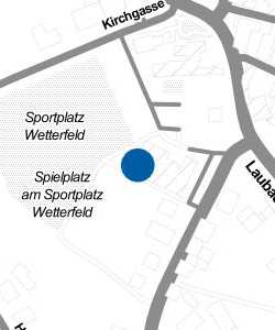 Vorschau: Karte von Sportheim Wetterfeld