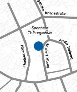Vorschau: Karte von Turnhalle der Tiefburgschule