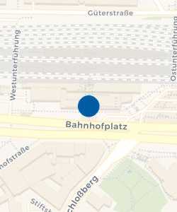 Vorschau: Karte von Pforzheim Hbf