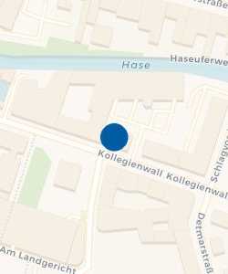 Vorschau: Karte von Polizeiwache Osnabrück Kollegienwall