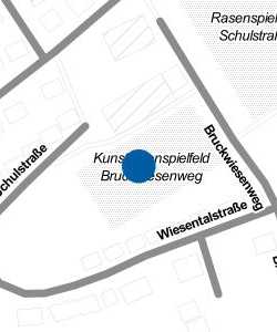 Vorschau: Karte von Kunstrasenspielfeld Bruckwiesenweg