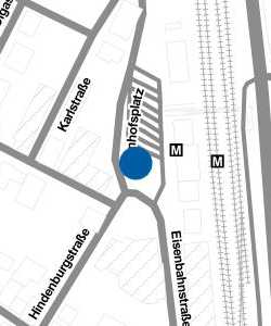 Vorschau: Karte von Busbahnhof Metzingen