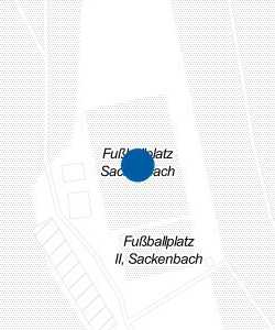Vorschau: Karte von Fußballplatz Sackenbach