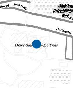 Vorschau: Karte von Dieter-Baumann-Sporthalle