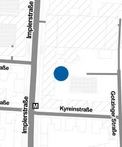 Vorschau: Karte von Grundschule an der Implerstraße