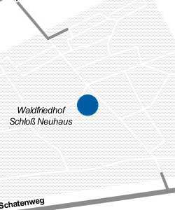 Vorschau: Karte von Waldfriedhof Schloß Neuhaus