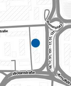 Vorschau: Karte von Café Romanplatz