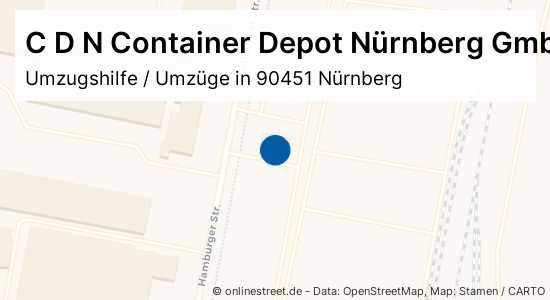 C D N Container Depot Nurnberg Gmbh Hamburger Strasse In Nurnberg Hafen Umzugshilfe Umzuge