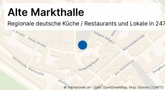 Alte Markthalle Altstädter Markt in Rendsburg: Regionale deutsche Küche
