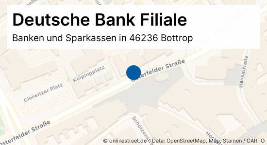 Deutsche Bank Filiale Osterfelder Strasse In Bottrop Stadtmitte Banken Und Sparkassen