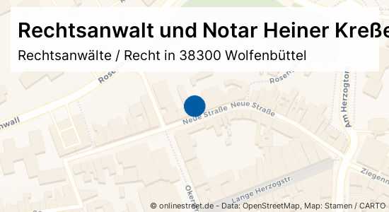 Rechtsanwalt Und Notar Heiner Kresse Neue Strasse In Wolfenbuttel Stadtgebiet Rechtsanwalte