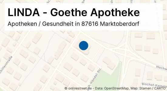 Linda Goethe Apotheke Goethestrasse In Marktoberdorf Apotheken