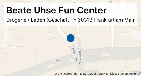 Beate Uhse Center Stiftstraße in Frankfurt am Main-Innenstadt: Drogerie, Laden