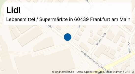 Lidl Heddernheimer Landstraße in Frankfurt am MainNiederursel