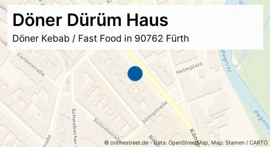 Doner Durum Haus Konigstrasse In Furth Innenstadt Doner Kebab Fast Food