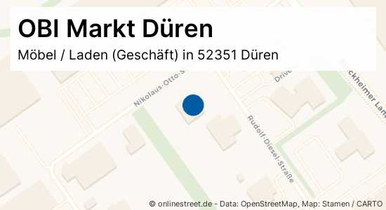 OBI Markt Düren NikolausOttoStraße in Düren Möbel, Laden (Geschäft)