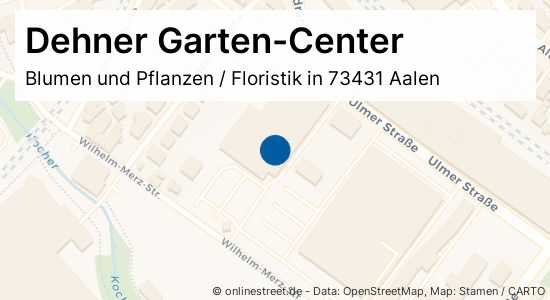 Dehner Garten Center Wilhelm Merz Strasse In Aalen Blumen Und Pflanzen Floristik