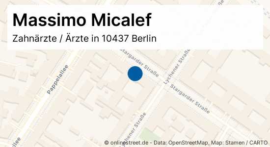 Massimo Micalef Stargarder Strasse In Berlin Prenzlauer Berg Zahnarzte Arzte