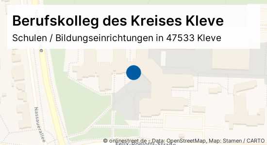 Berufskolleg des Kreises Kleve FelixRoeloffsStraße in KleveHau
