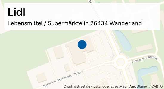 Lidl HeinrichSteinbergStraße in WangerlandHohenkirchen Lebensmittel