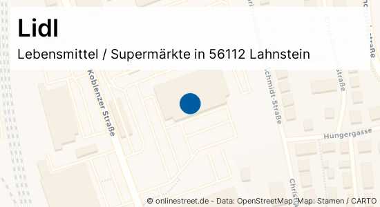 Lidl Koblenzer Straße in LahnsteinNiederlahnstein Lebensmittel