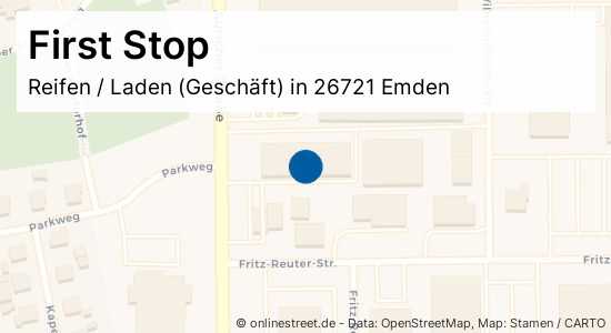 First Stop Auricher Strasse In Emden Harsweg Reifen Laden Geschaft