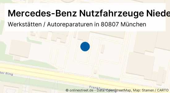 schelp Geurig stilte Mercedes-Benz Nutzfahrzeuge Niederlassung München Frankfurter Ring in  München-Schwabing-Freimann: Werkstätten, Autoreparaturen