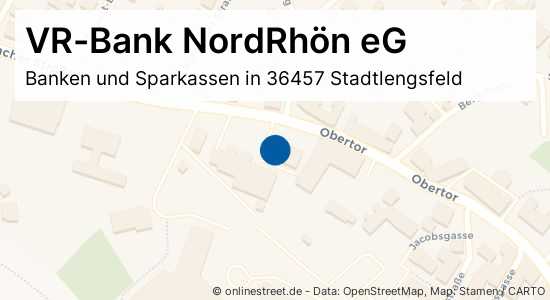 Vr Bank Nordrhon Eg Obertor In Stadtlengsfeld Banken Und Sparkassen