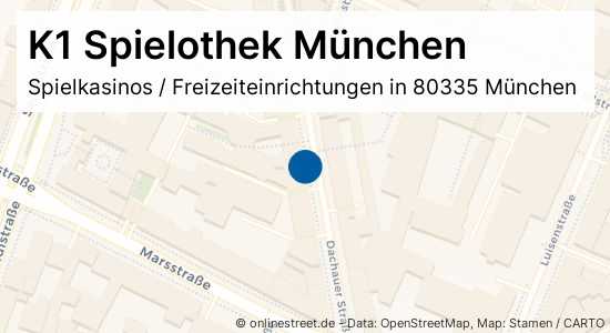 K1 Spielothek München Dachauer Straße in MünchenMaxvorstadt