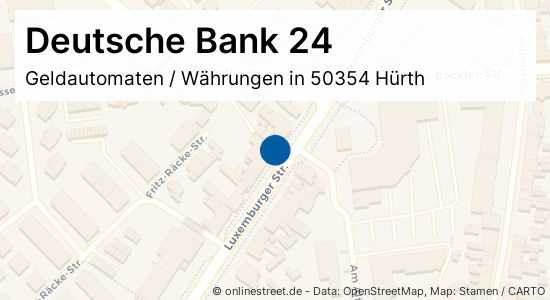 Deutsche Bank 24 Luxemburger Strasse In Hurth Kendenich Geldautomaten Wahrungen