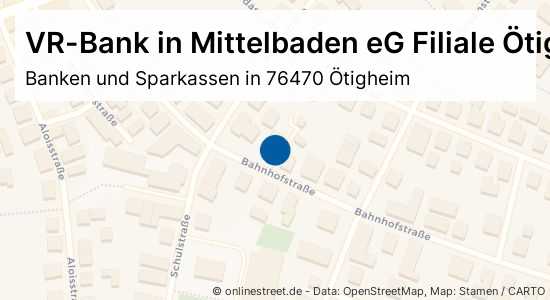 Vr Bank In Mittelbaden Eg Filiale Otigheim Bahnhofstrasse In Otigheim Banken Und Sparkassen