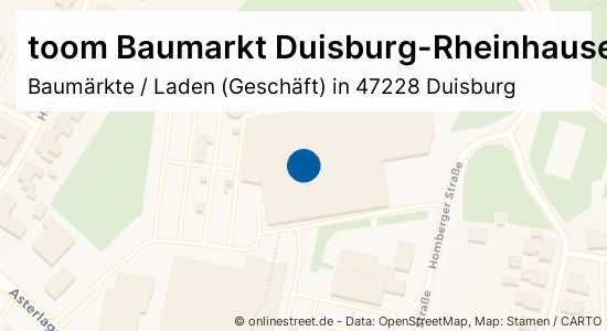 toom Baumarkt DuisburgRheinhausen Asterlager Straße in Duisburg