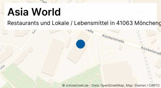 Asia World Künkelstraße in MönchengladbachEicken Restaurants und
