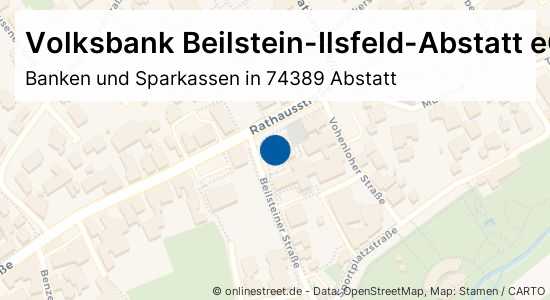 Volksbank Beilstein-Ilsfeld-Abstatt eG Filiale Abstattt Rathausstraße ...