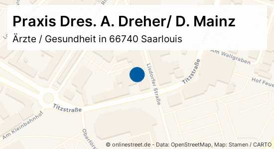 Praxis Dres. A. Dreher/ D. Mainz Lisdorfer Straße in Saarlouis Ärzte
